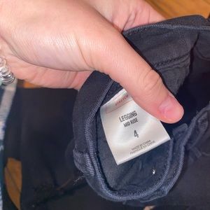 black ripped express jeans